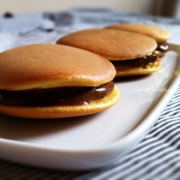 Recipe: Chocolate Dorayaki (Japanese pancake sandwich with chocolate custard)